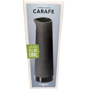 Magisso Cooling Ceramics Wine Cooler By Simon Stevens-Self Cooling Ceramic-Black